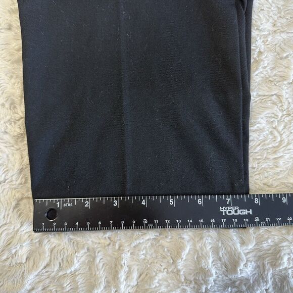 LOFT Womens Size Large Pants Pull On Tapered in Brushed Flannel  Black Ankle NEW - Picture 14 of 16